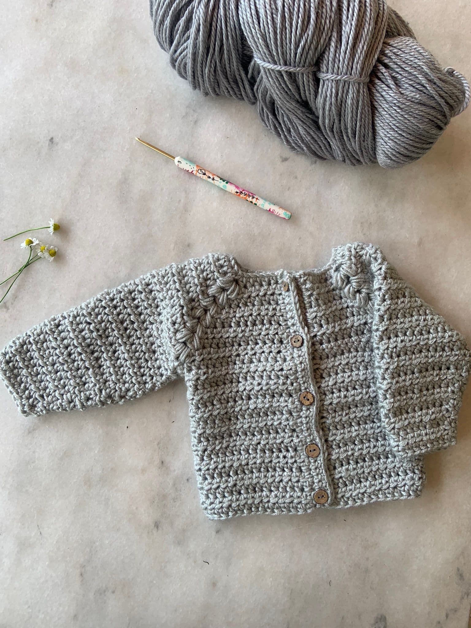 Guía Cardigan Manu (Top Down)